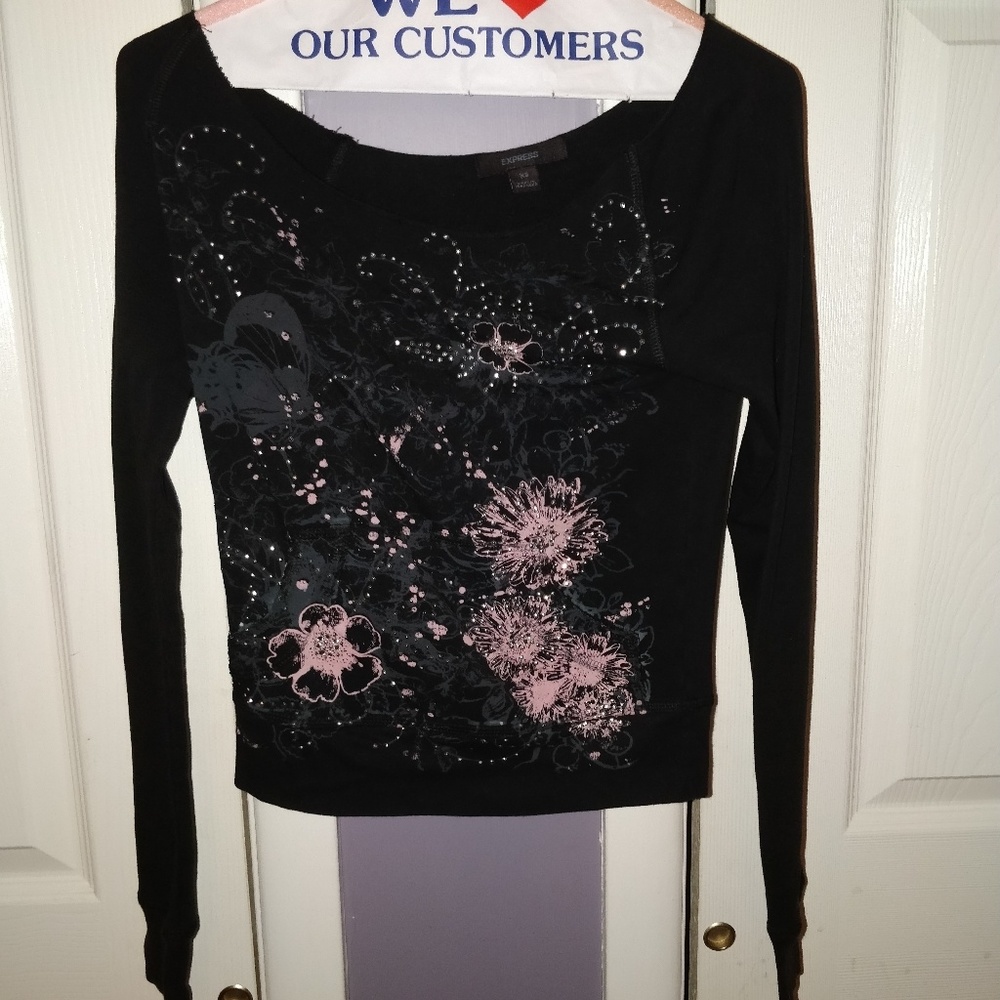 Express Black Sweater New Without Tags